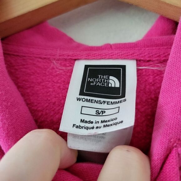 The North Face Hot Pink Hoodie Sweatshirt S - Picture 4 of 7
